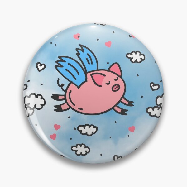 Item preview, flying pigs designed and sold by Gossip Rag.