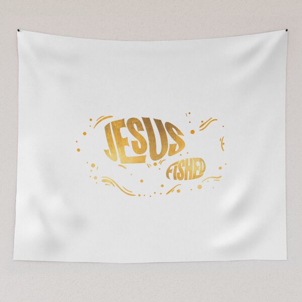 Item preview, Jesus Fished Onefish Twofish - Christian Fishing designed and sold by noirty.