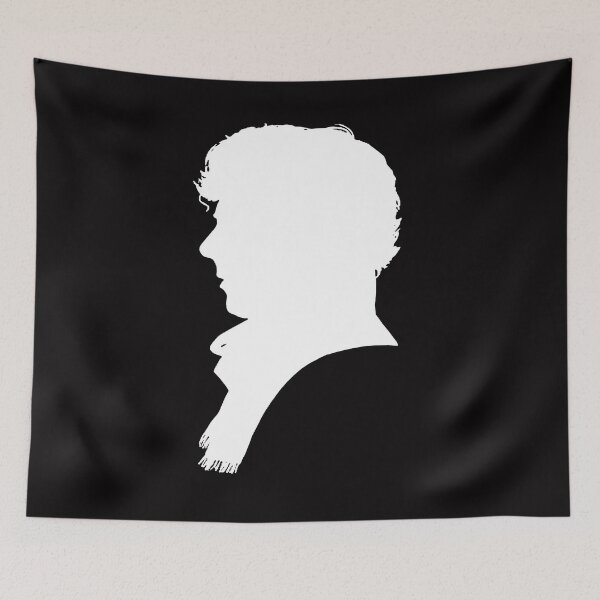 Item preview, Sherlock Silhouette (White) designed and sold by DafyddEm.