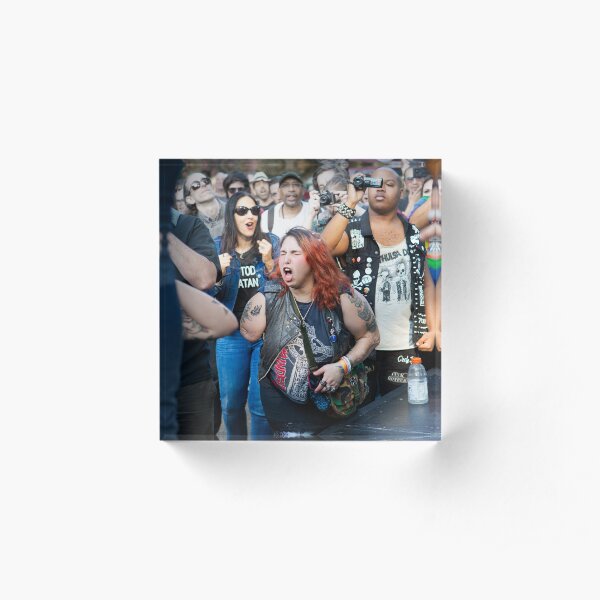 Music Festival in Tompkins Square Park Acrylic Block
