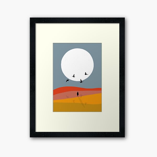 Seven ravens Framed Art Print