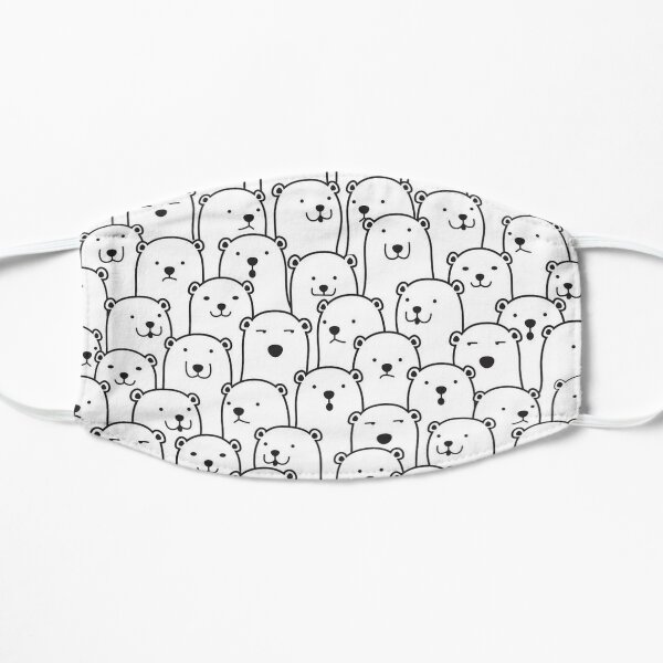 Viele Eisbären Maske Maske