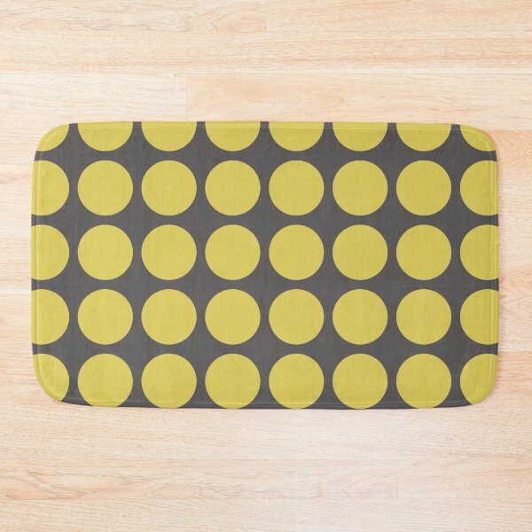 Item preview, Yellow Dots Circles on Grey Background designed and sold by RichieH.