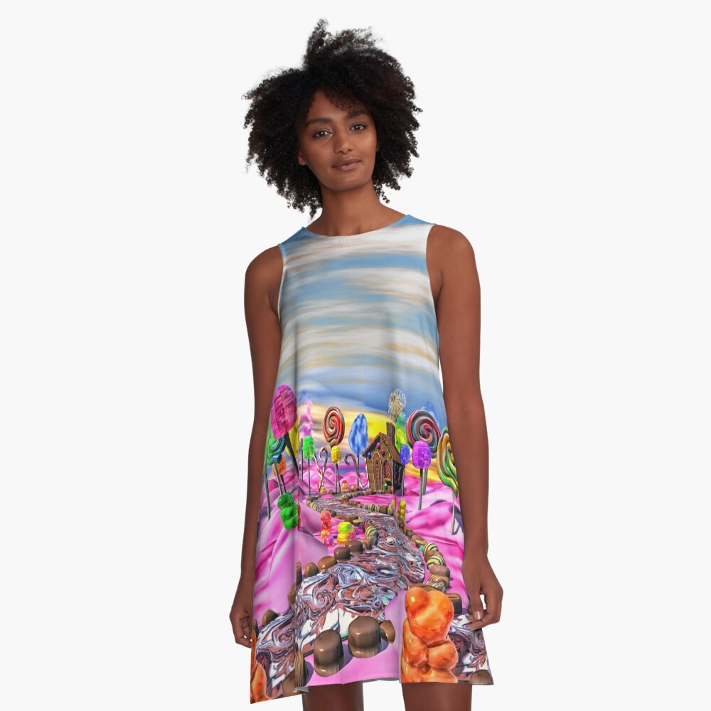 Pink Candyland A-Line Dress