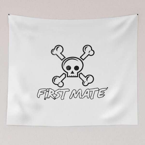 Item preview, First Mate Skull Crossbones Funny Pirate Captain  designed and sold by noirty.