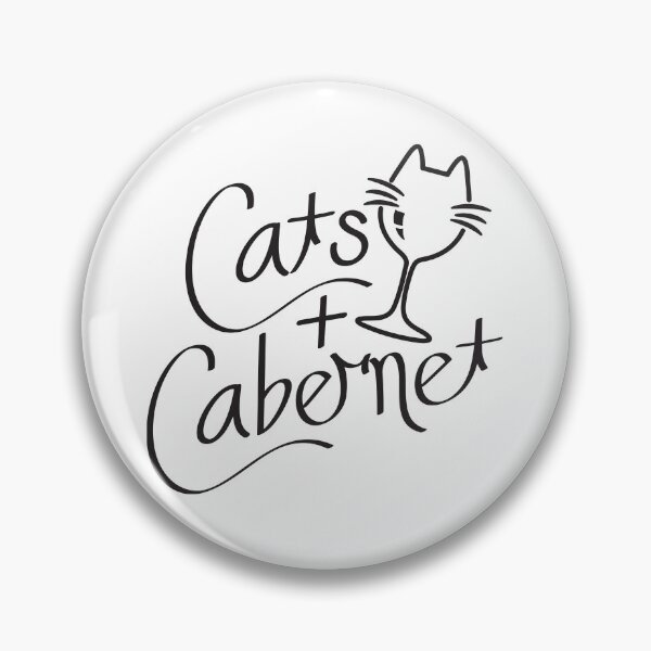Artikelvorschau, Katzen + Cabernet entworfen und verkauft von Winery Explorations.