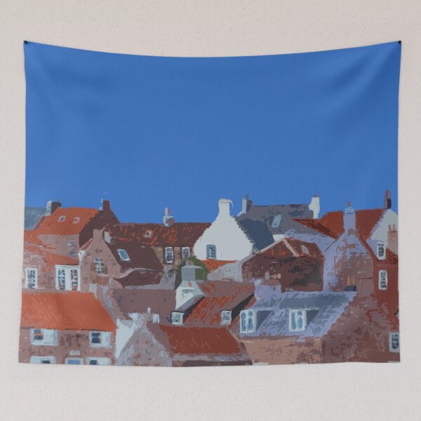 Item preview, Rooftops of Crail designed and sold by Jan Palmer.