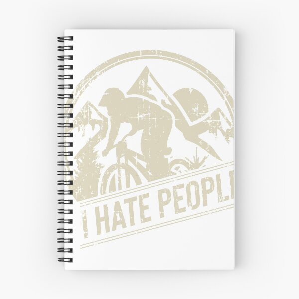 Item preview, Funny Cute I Hate People Mountain Biker  designed and sold by noirty.