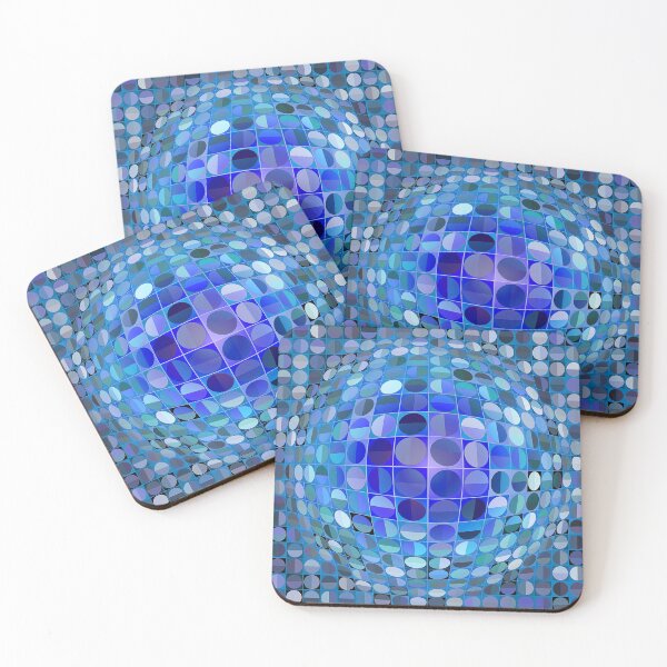 Item preview, Optical Illusion Sphere - Blue designed and sold by BonniePhantasm.