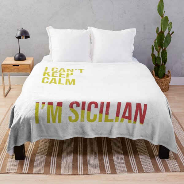 Item preview, Funny Sicily I Can'T Keep Calm I'M Sicilian Italian designed and sold by noirty.