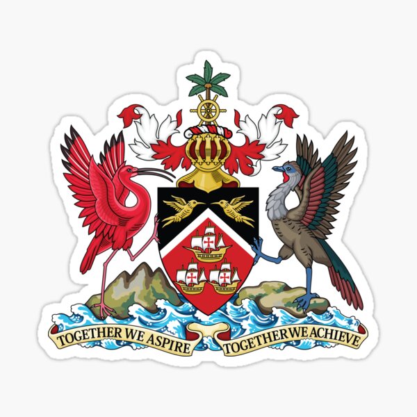 Trinidad and Tobago Coat of Arms Sticker