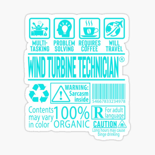 Item preview, Wind Turbine Technician Gift designed and sold by TopDawgDesigns.