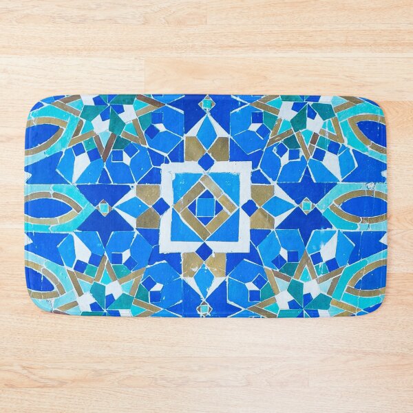 Item preview, Moroccan Tile - Zellige - Cobalt designed and sold by TRVLR Designs.