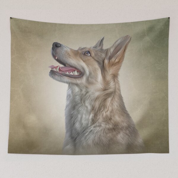 Item preview, Drawing Mongrel dog designed and sold by bonidog.