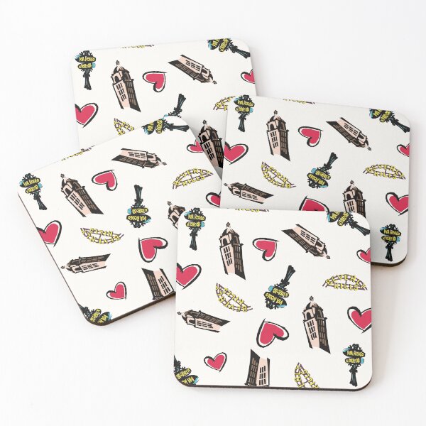 Item preview, Beverly Hills pattern 1 designed and sold by 13thFloorDesign.