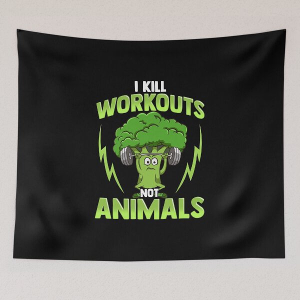 Item preview, Vegan Weightlifter: I Kill Workouts Not Animals designed and sold by friendlyspoon.