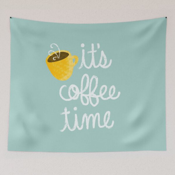 Item preview, It's Coffee Time Mug Illustration designed and sold by murialbezanson.