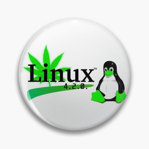 Item preview, Linux 420 Tux designed and sold by Zyro599.