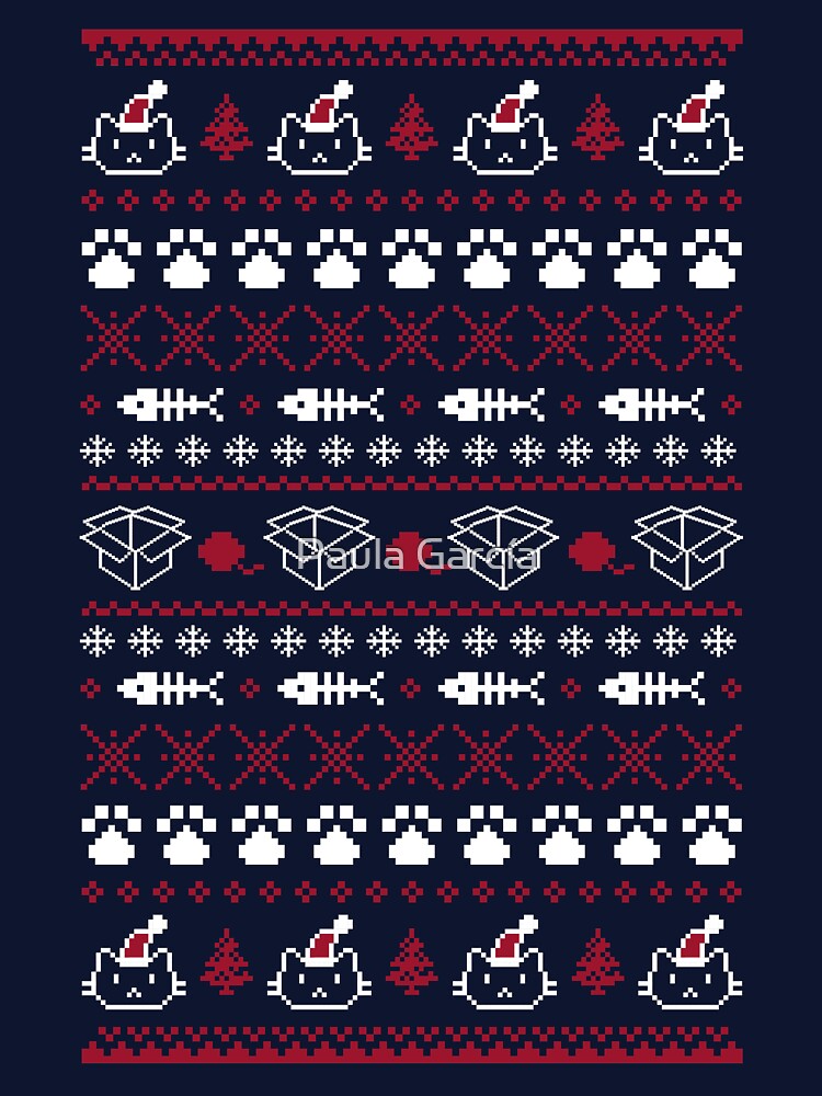 Thumbnail 7 von 7, Classic T-Shirt, Purrfect Weihnachten designt und verkauft von paula-garcia.