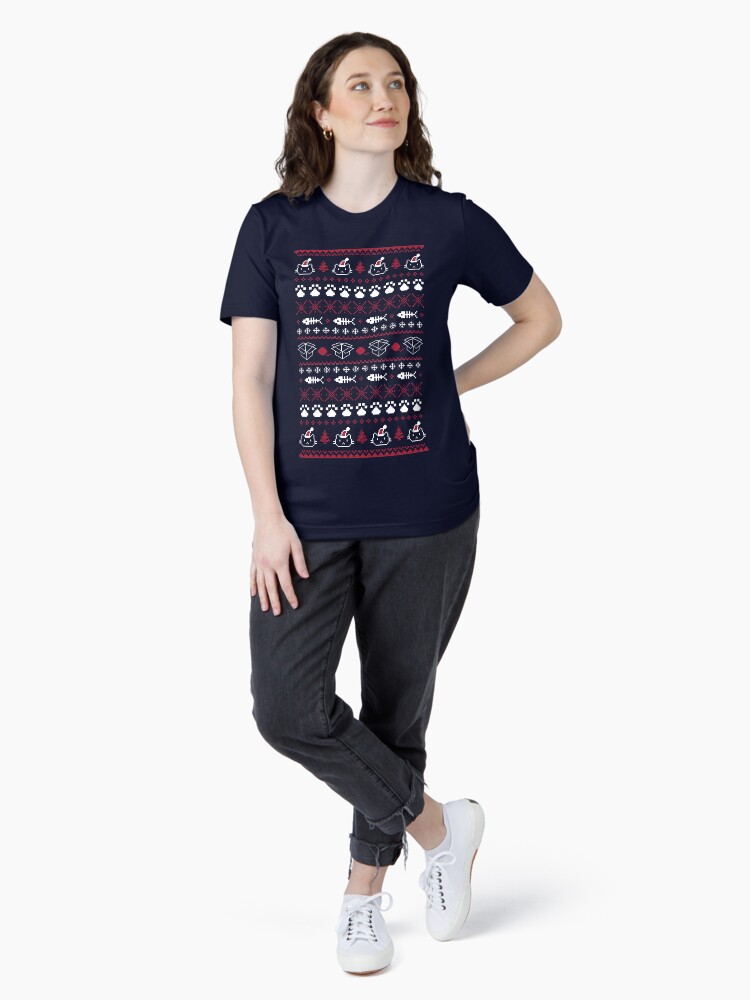 Thumbnail 4 von 7, Essential T-Shirt, Purrfect Weihnachten designt und verkauft von paula-garcia.
