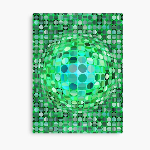 Aperçu de l'œuvre Sphère d'illusion optique - Vert créée et vendue par BonniePhantasm.