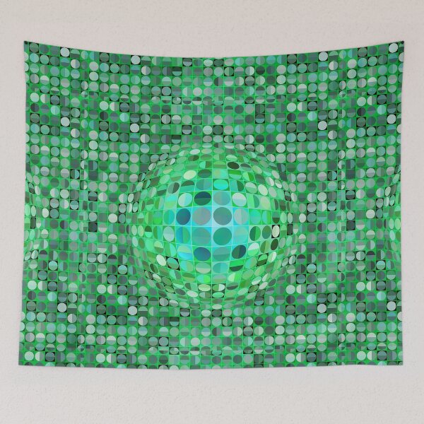 Item preview, Optical Illusion Sphere - Green designed and sold by BonniePhantasm.