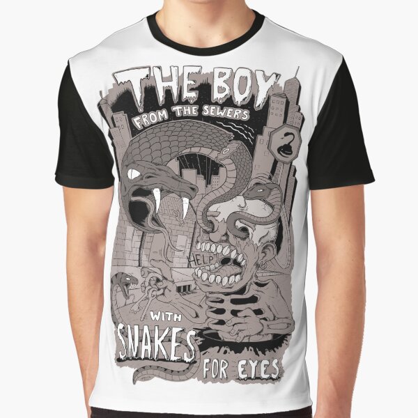 Boy from the sewer with snakes for eyes Graphic T-Shirt