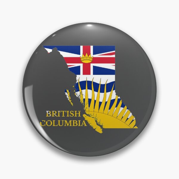 Item preview, British Columbia Flag Map, BC, Canada designed and sold by marosharaf.