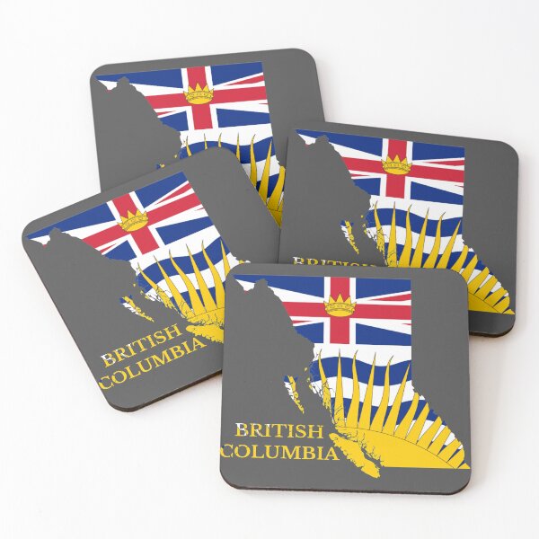 Item preview, British Columbia Flag Map, BC, Canada designed and sold by marosharaf.