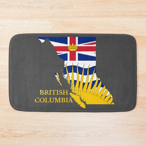 Item preview, British Columbia Flag Map, BC, Canada designed and sold by marosharaf.