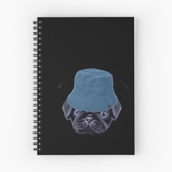 Item preview, Pug with a Bucket Hat designed and sold by MagicMullet.