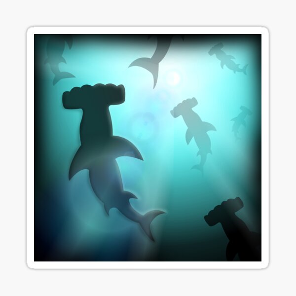 Item preview, Underwater Hammerheads designed and sold by Alienzombie13.