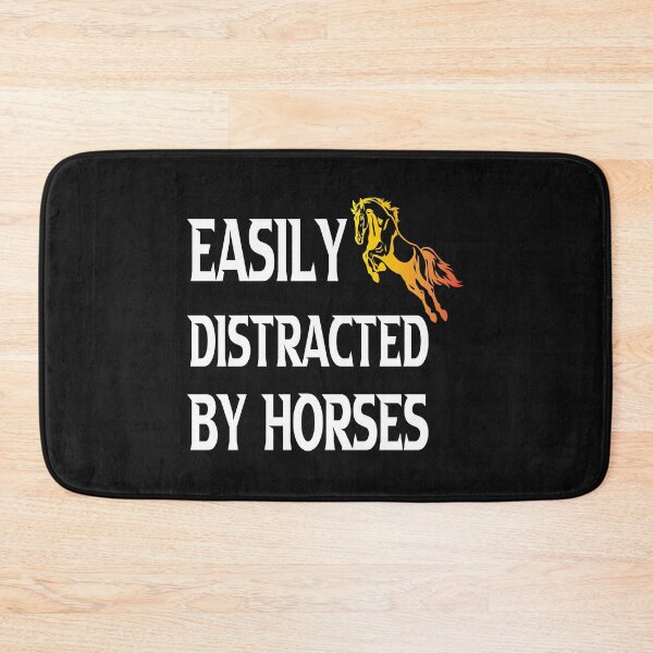 Item preview, Easily distracted by horses,Horse Lover Gift ,Horse Shirt, Horse Vaulting Riding,, Classic T-Shirt   designed and sold by delkh07.