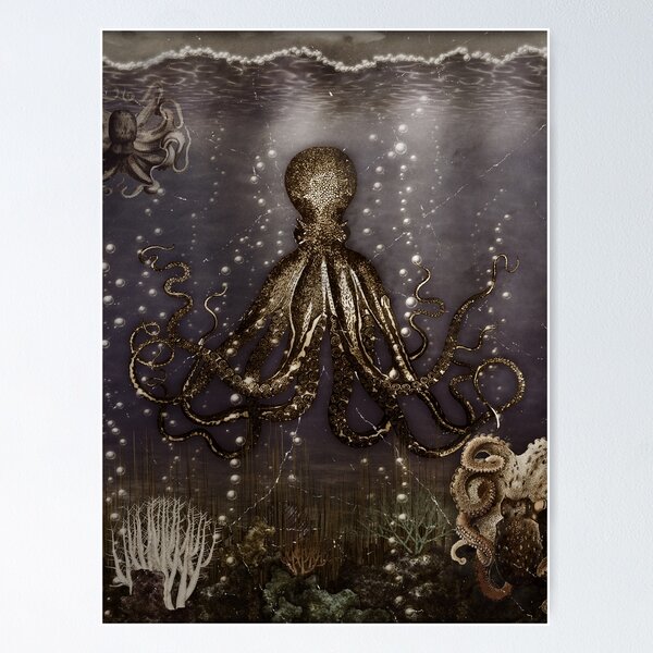 Item preview, Octopus' lair - Old Photo designed and sold by BonniePhantasm.