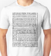 The Love Song of J. Alfred Prufrock Unisex T-Shirt