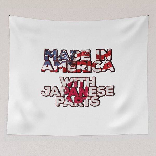 Item preview, Made In America With Japanese Parts Proud Immigrant Tee designed and sold by noirty.