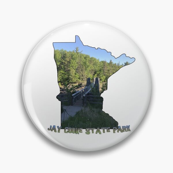 Item preview, Minnesota State Outline (Jay Cooke State Park) designed and sold by gorff.