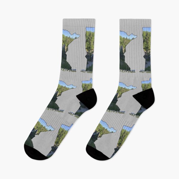Item preview, Minnesota State Outline (Jay Cooke State Park) designed and sold by gorff.