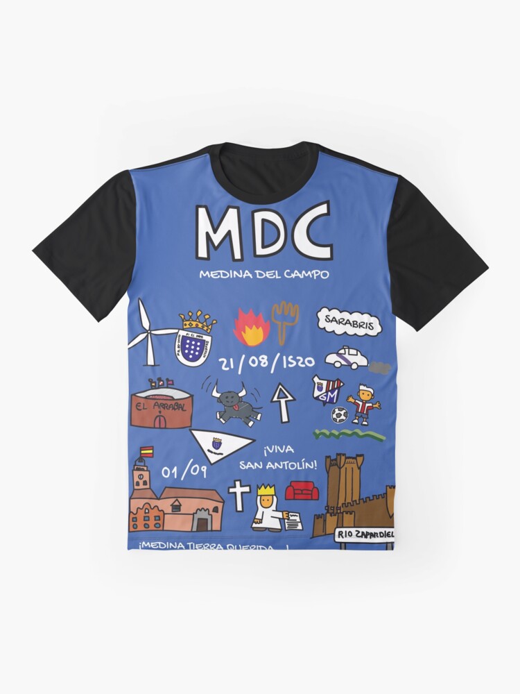 Vista alternativa de Camiseta gráfica Diseño Medina del Campo (Valladolid)