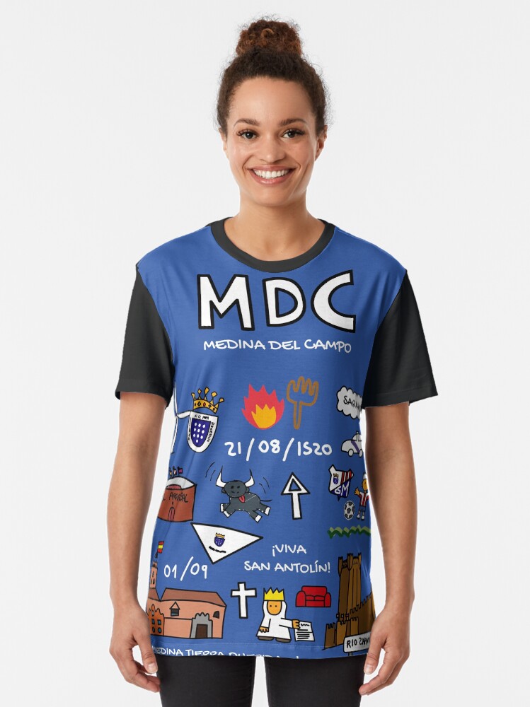 Vista alternativa de Camiseta gráfica Diseño Medina del Campo (Valladolid)