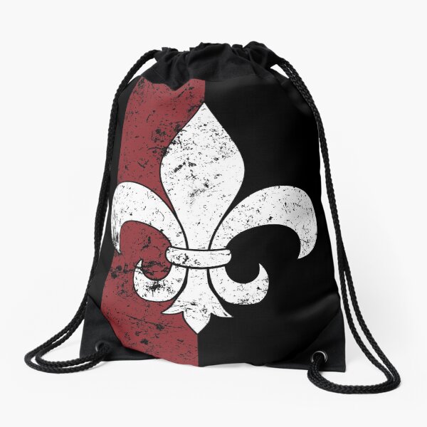 Fleur De Lis Drawstring Bag