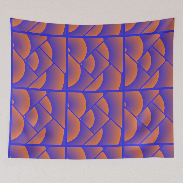 Item preview, Blue and Orange Swirls designed and sold by KDStout.