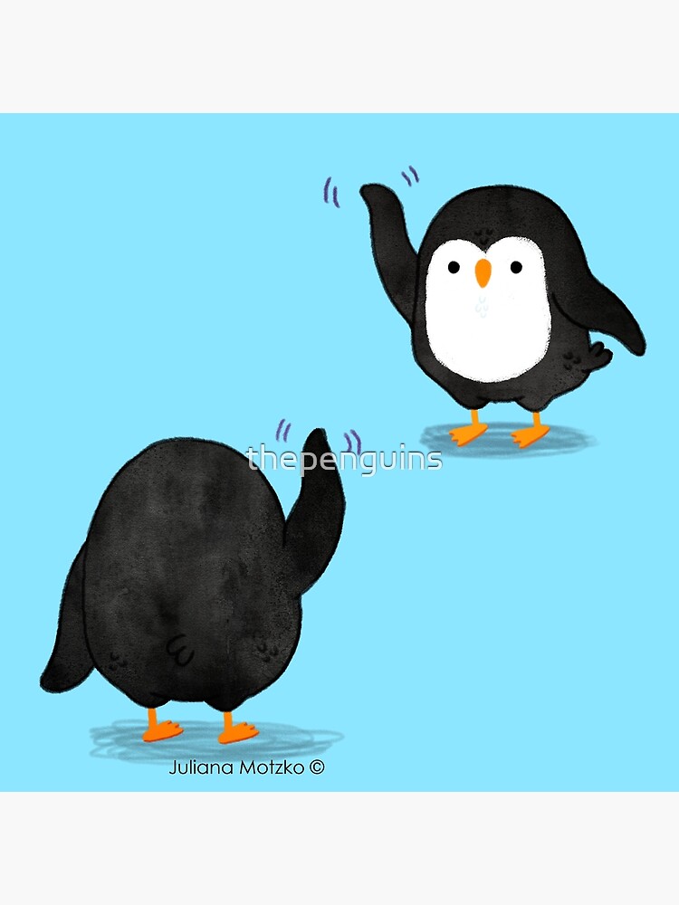 Penguins Waving by thepenguins