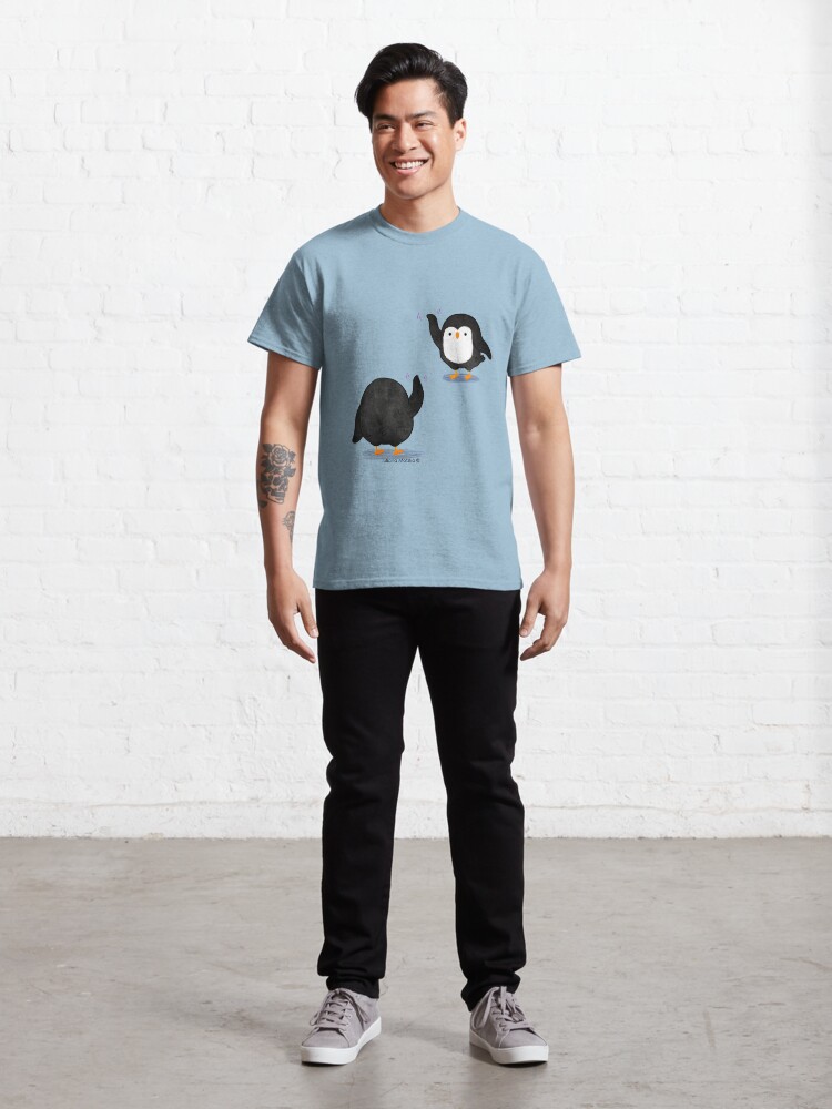 Alternate view of Penguins Waving Classic T-Shirt