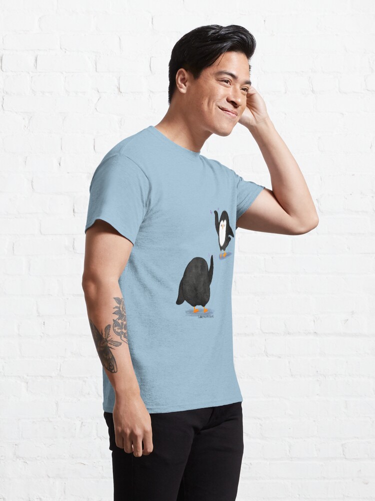Alternate view of Penguins Waving Classic T-Shirt