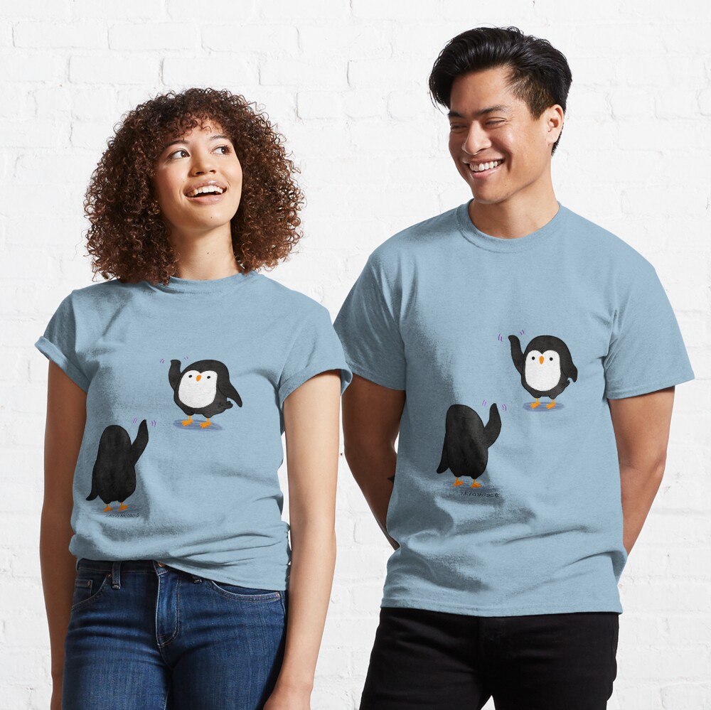 Penguins Waving Classic T-Shirt
