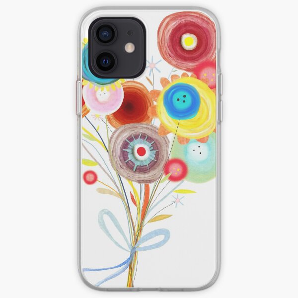 Impresionante ramo de novia Ranunculus Funda blanda para iPhone