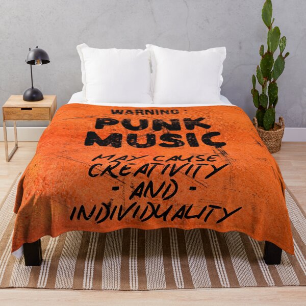 Item preview, Warning: Punk rock can cause creativity and individuality. designed and sold by RAWWR.