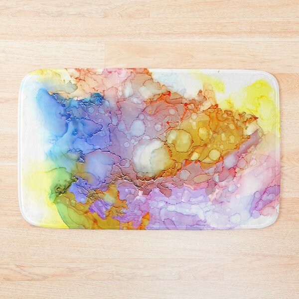 Item preview, Sea Bracken Lavender Sun Navy Lava Surge designed and sold by EjRielDesign.