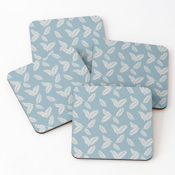Item preview, Palm Pattern - blue designed and sold by 13thFloorDesign.